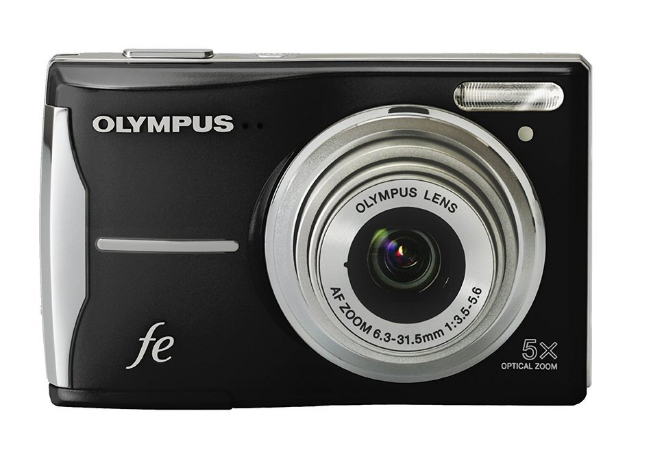 Olympus FE-46 12MP Digital Camera with 5x Optical Zoom and 2.7 inch LCD (Pearl Black)