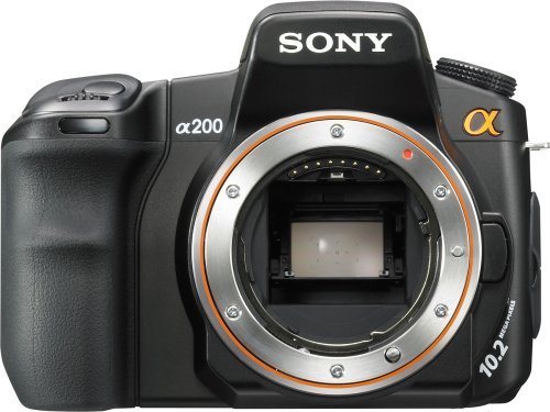 Sony Alpha A200K 10.2MP Digital SLR Camera Kit with Super SteadyShot Image Stabilization with 18-70mm f/3.5-5.6... N18