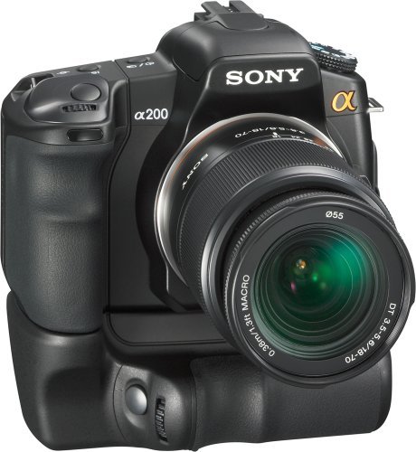 Sony Alpha A200K 10.2MP Digital SLR Camera Kit with Super SteadyShot Image Stabilization with 18-70mm f/3.5-5.6... N21