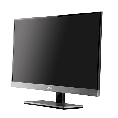 AOC - 27" Widescreen Flat-panel IPS LED Hd Monitor - Piano Black/silver N2