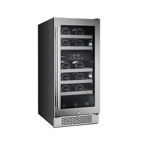 Avallon 23 Bottle 15" Dual Zone Built-In Wine Cooler - Right Hinge N4