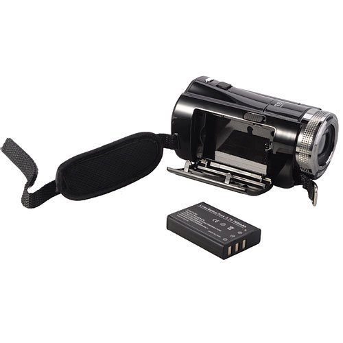 2.7" TFT LCD 720P HD COMS Sensor 16x Digital Zoom DIS Anti-shake Digital Video Camera - Black
