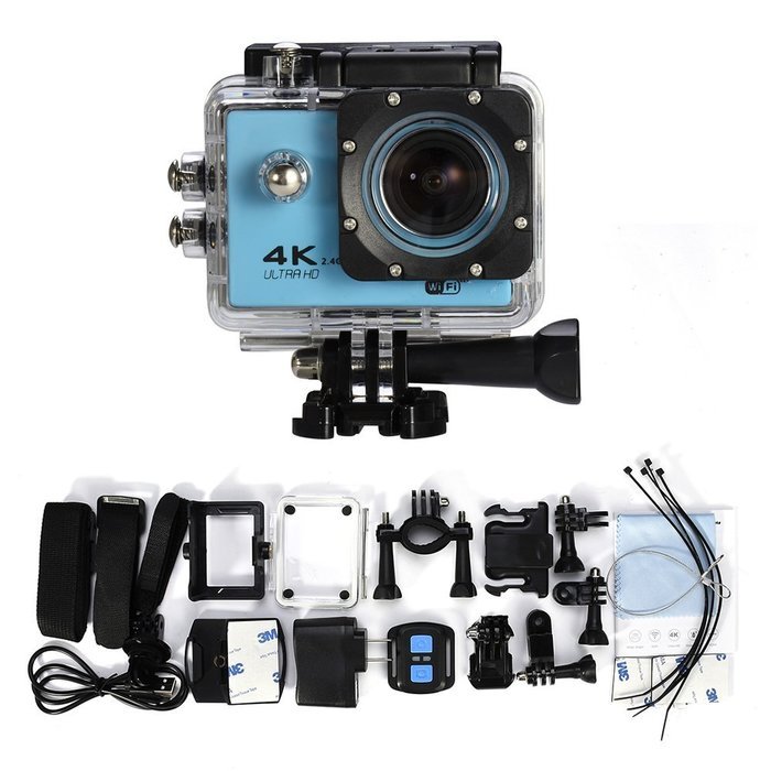 Pantan Ultra 4K Wifi Waterproof Sports Action Camera with Romote Control, 2.0" LCD Recorder Marine Diving Video...