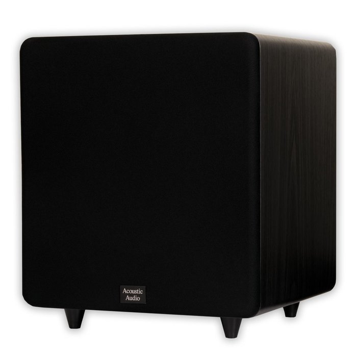 Acoustic Audio CS-PS65-B Front Firing Subwoofer (Black) N10