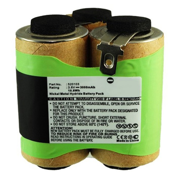 3x Exell Ni-MH 3.6V Battery Fits AEG Classic Liliput Vacuums Replaces 520103 N4