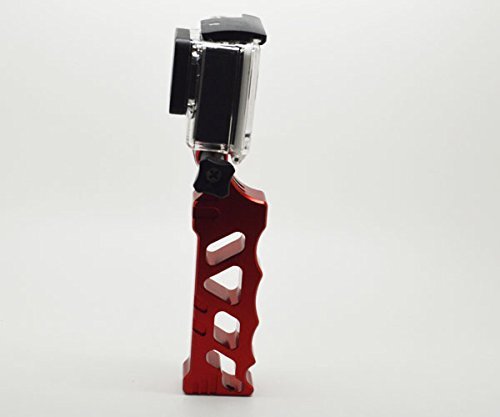 ProGear High Grade Red Aluminum Tactical Grip For GoPro Hero 4/3+/3/2/1 N7