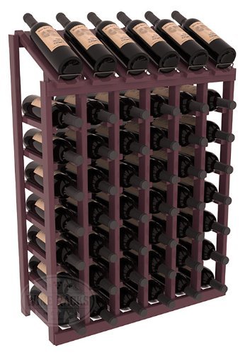 Wine Racks America Ponderosa Pine 6 Column 8 Row Display Top Kit. 13 Stains to Choose From! N3