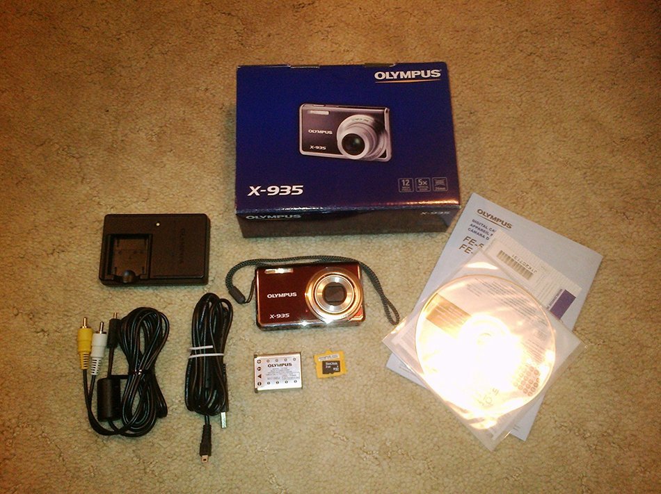 Dc Ol X935 12 Mp Digital Camera Red