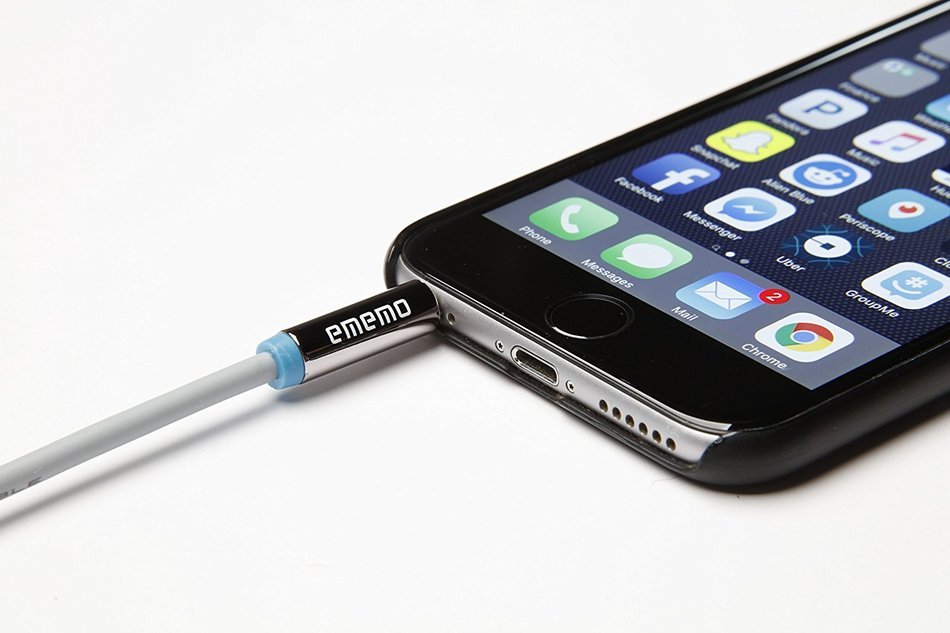 EMEMO&reg; #1 Premium 3FT (BLACK) 3.5 mm to 3.5 mm Stereo Jack Auxiliary Audio Cable - Compatible iPhone/iPod/iPad... N12