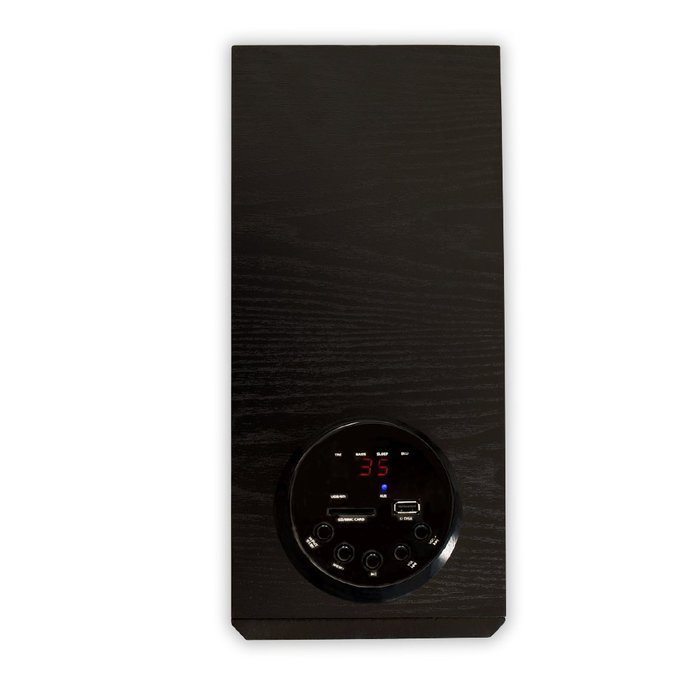 Acoustic Audio TSi400 Bluetooth Powered Floorstanding Tower Multimedia Speakers with Optical Input and Mic TSi400DM1 N3