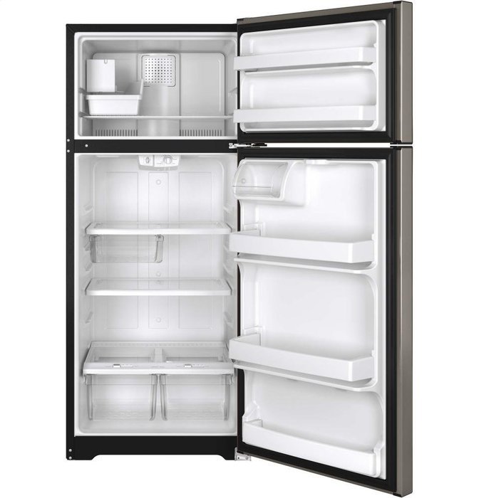 GE GIE18GCHSA 17.5 Cu. Ft. Silver Top Freezer Refrigerator - Energy Star
