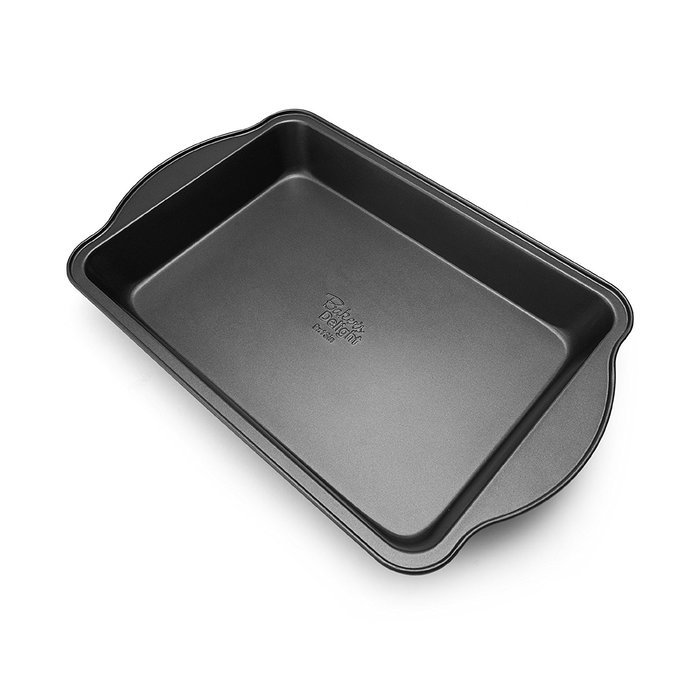 Baker's Advantage 0.4mm Carbon Steel Sheet Cake Pan, 9 by 13-Inch, Metallic N2