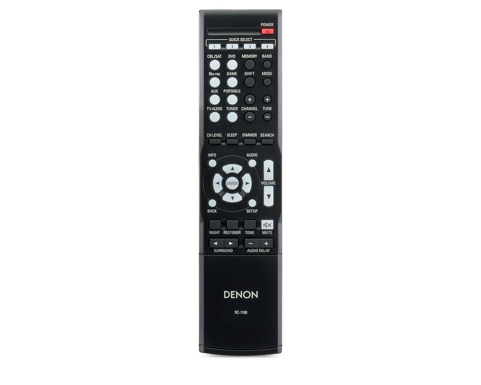 Denon AVRE200 5.1 Channel 3D Pass Through Home Theater AV Receiver