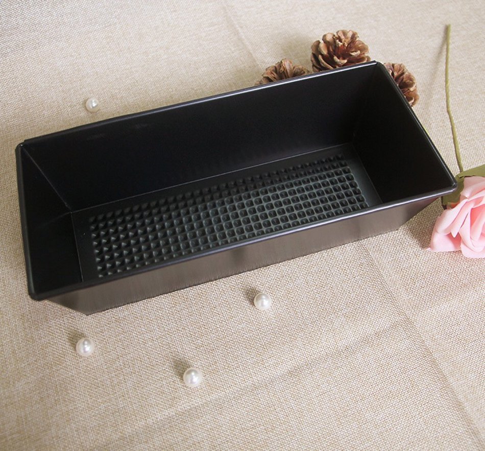 Meleg Otthon Nonstick Square Bread Loaf Pan , Perfect Meatloaf Pan,Toast Box Mold Carbon Steel,Bakeware Pan for... N16