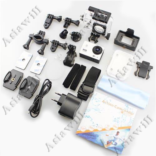 Asiawill&reg; SJ4000 Wi-Fi 1.5" TFT 12.0 MP 2/3 CMOS 1080P Full HD Outdoor Sport Digital Video Camera Wide Angle DV...