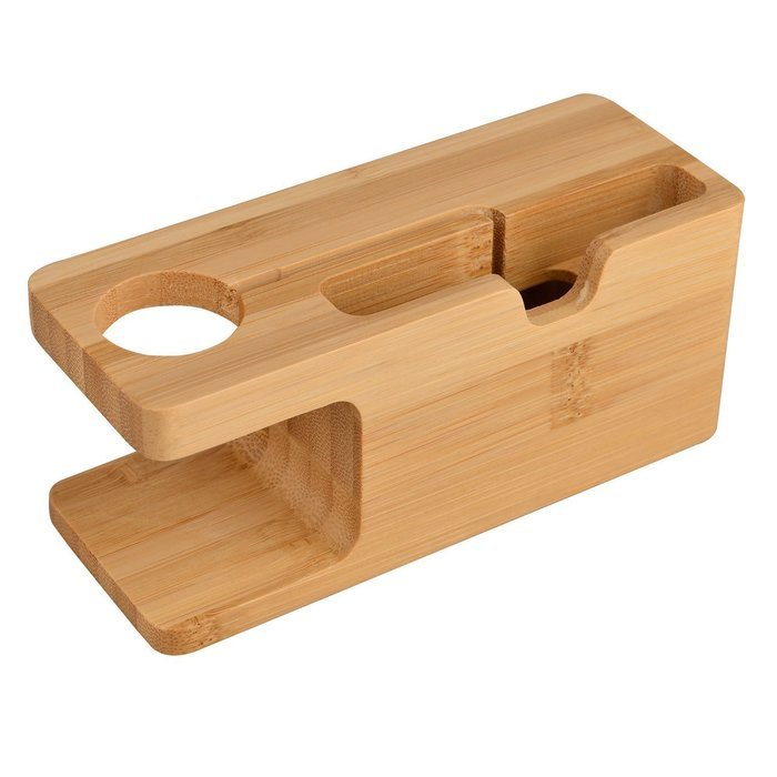 TuoP@Charging Dock]bamboo Wood Charger Station/dock /Cradle/ Holde