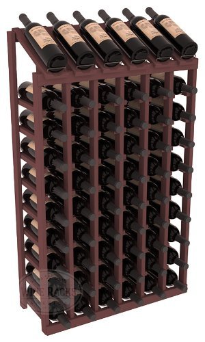 Wine Racks America Ponderosa Pine 6 Column 10 Row Display Top Kit. 13 Stains to Choose From! N7