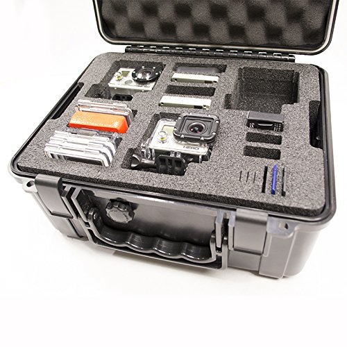 Go Professional XB-652 Pro Watertight Rugged Case With Custom Lower Tray for HD GoPro Cameras, Fits - Hero, Hero... N2
