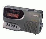 COBY CR-A57 Digital AM/FM Clock Radio with Large LED Display