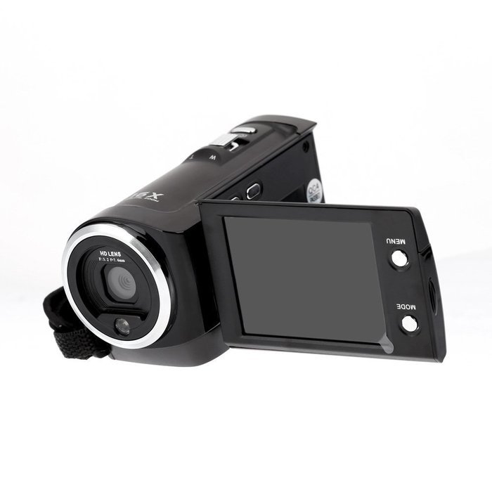 TOOGOO(R) HDV-107 Digital Video Camcorder Camera HD 720P 16MP DVR 2.7'' TFT LCD Screen 16x ZOOM Black