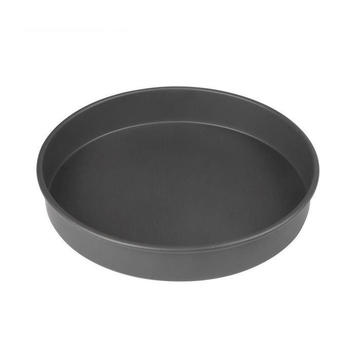 FortheChef's Deluxe Hard Anodized Aluminum Professional 12" Round Cake Pan, 2" Depth