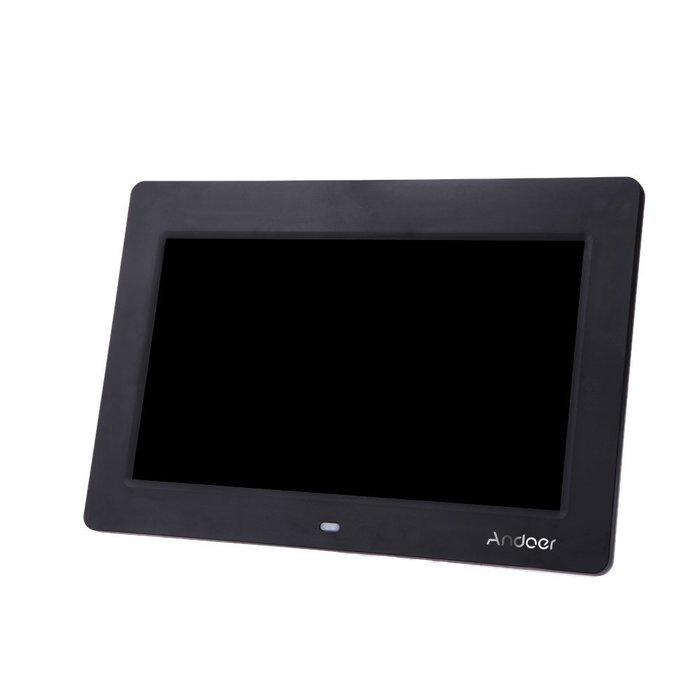 Andoer 10'' HD TFT-LCD 1024 * 600 Digital Photo Frame Alarm Clock MP3 MP4 Movie Player with...