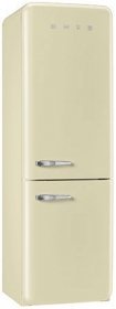 50's Retro Style Refrigerator With Automatic Freezer, Cream, Right ...