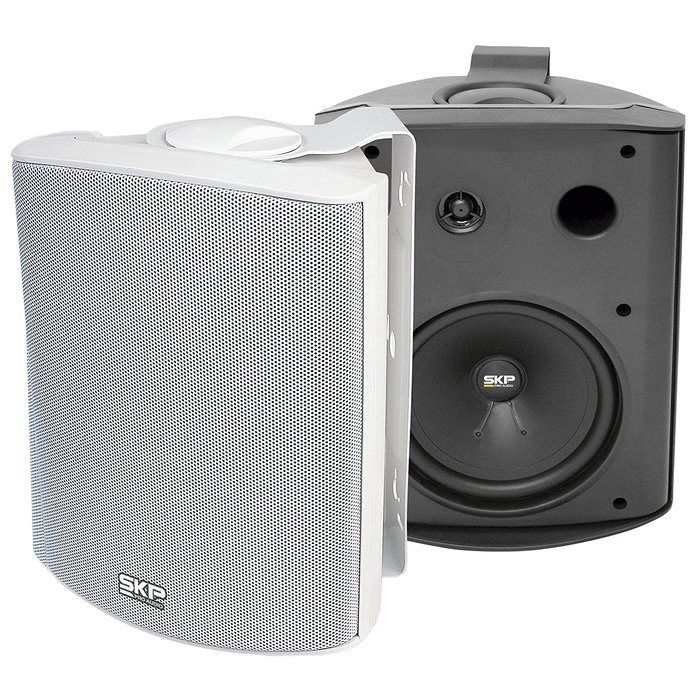 SKP PRO AUDIO SK-106 White Compact Loudspeakers N4