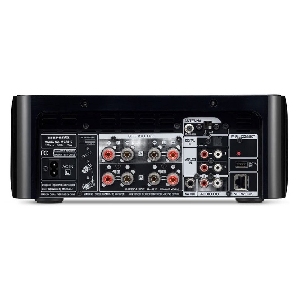 Marantz M-CR610 Wireless Network CD Receiver with AirPlay N3