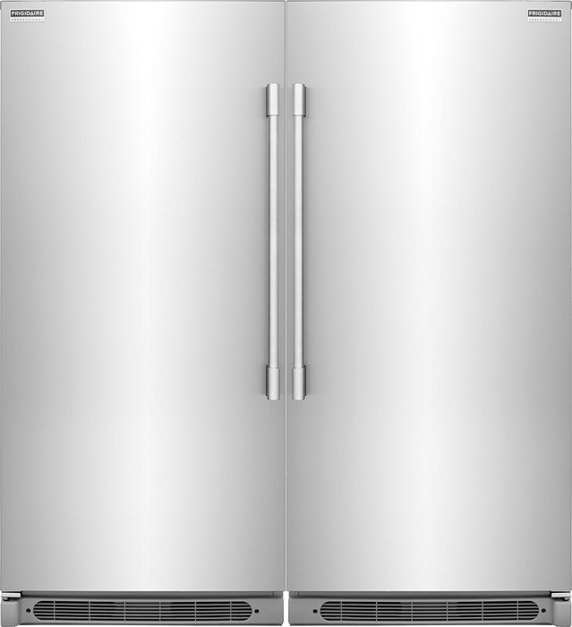 Frigidaire Professional Series Built-In All Refrigerator, All Freezer Combo with Easy Care Stainless (FPFU19F8RF_FPRU19F8RF) N3