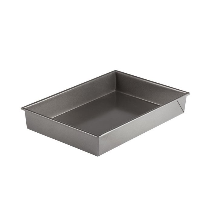 FortheChef's Deluxe Aluminized Steel Professional Non-Stick Rectangular Cake Pan, 13" x 9" x 2-1/4"