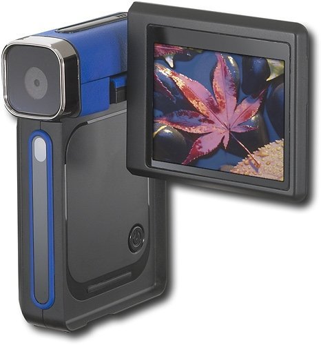 Insignia - 5.0MP Digital Camcorder with 2.4" Swivel LCD Screen