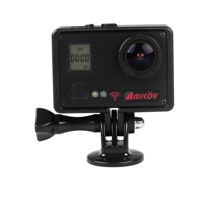 Womail Amkov AMK7000S 1080P HD 60fps WiFi Action Camera with Sunplus 6350 Chipset Black N2
