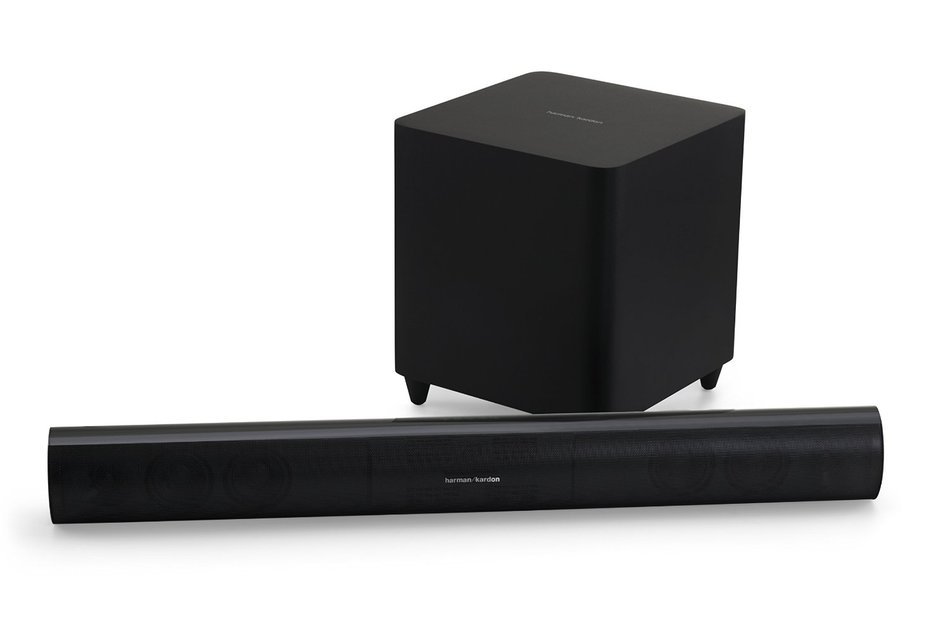 Harman Kardon SB 26 Advanced Recertified Soundbar with Bluetooth and Powered Wireless Subwoofer