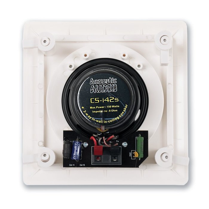 Acoustic Audio CS-I42S-2PR 150 Watt 4" 2-Way Home Theater In-Wall/Ceiling Speakers (2-Pair) N2