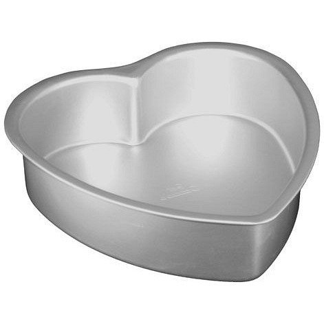 Fat Daddio's Heart Cake Pan Solid Bottom 10"x2"