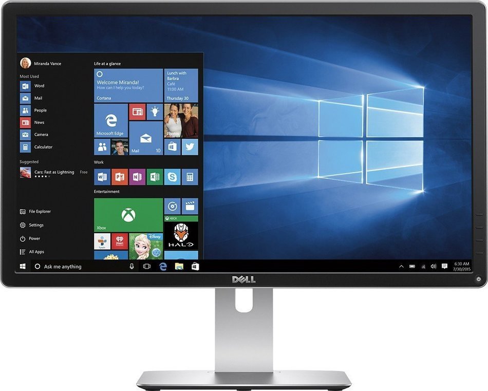 Dell - P2415Q 23.8" IPS LED 4K UHD Monitor - Black