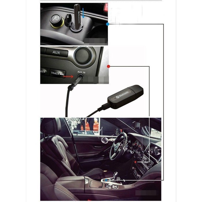Wireless USB Bluetooth Audio Music Receiver With 3.5mm Stereo Speaker