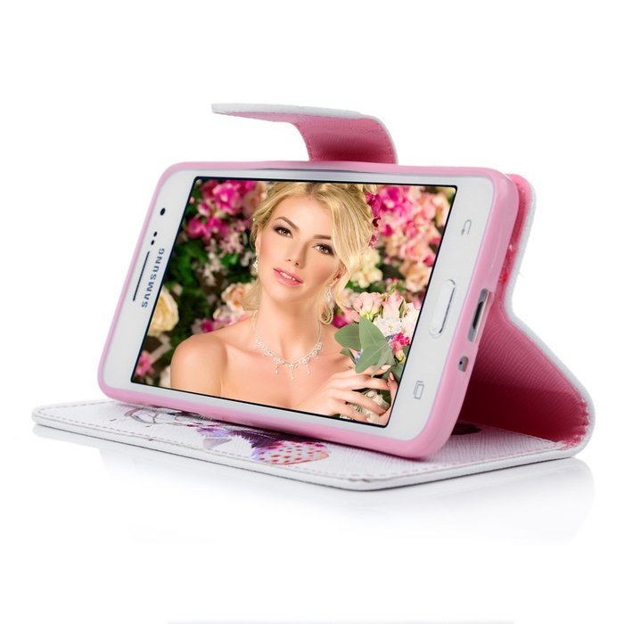 Galaxy Grand Prime Case,Samsung Galaxy Grand Prime Case - Wallet Flip Stand Case PU Leather Case with Shockproof... N47