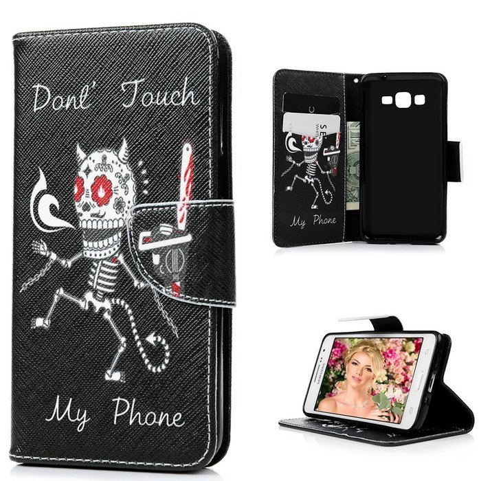 Galaxy Grand Prime Case,Samsung Galaxy Grand Prime Case - Wallet Flip Stand Case PU Leather Case with Shockproof... N48