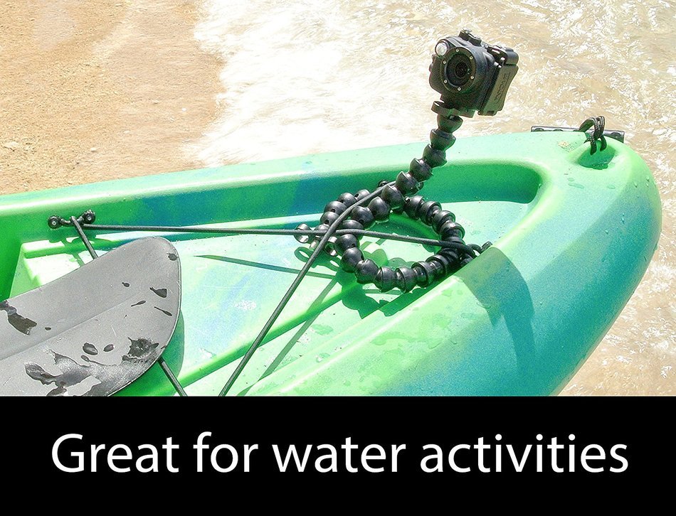 Intova X2 Waterproof 16MP Action Camera with Built-In 150-Lumen Light & Wifi