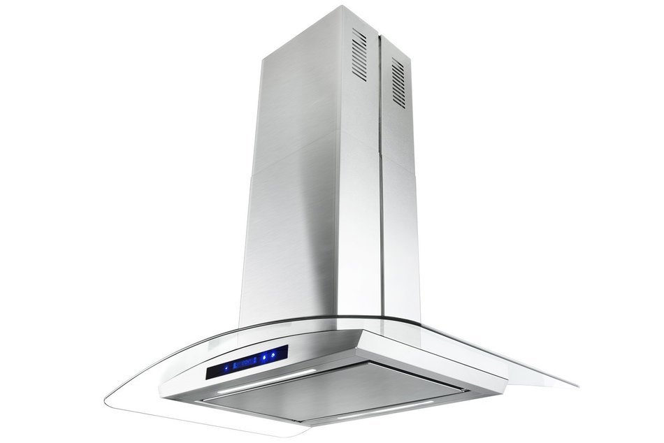 FIREBIRD New 30" European Style island Mount Stainless Steel Range Hood Vent W/Touch Button Control FBGV-P5009-30