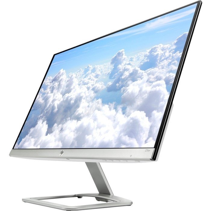 HP - 23" IPS LED HD Monitor - Blizzard white
