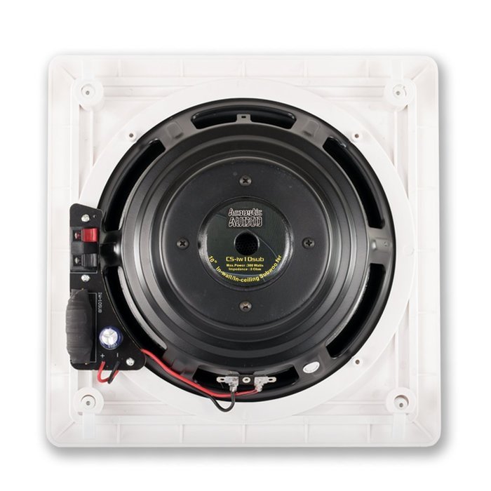 3 Acoustic Audio CS-IW10SUB In Wall 900 Watt 10" Home Passive Subwoofers CS-IW10SUB-3S