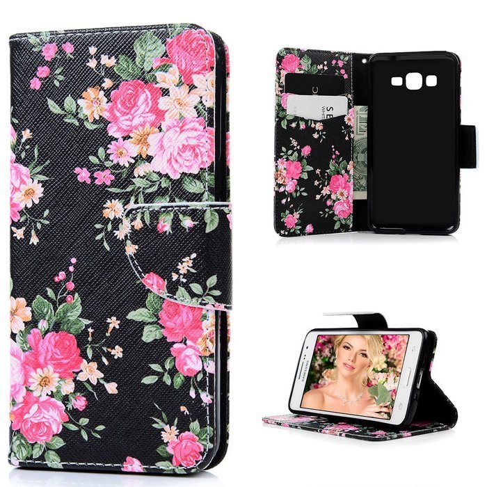Galaxy Grand Prime Case,Samsung Galaxy Grand Prime Case - Wallet Flip Stand Case PU Leather Case with Shockproof... N64