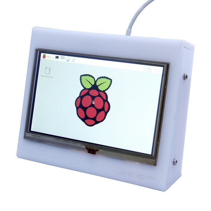 RPI 5 inch LCD Display 800480 Touch Screen HDMI Interface with Acrylic Case Compatible with...