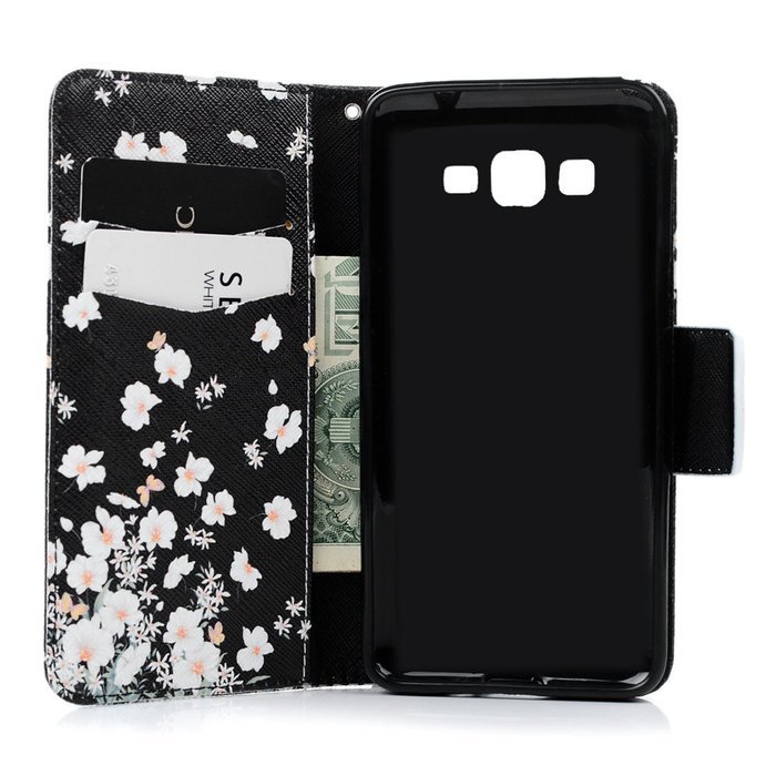 Galaxy Grand Prime Case,Samsung Galaxy Grand Prime Case - Wallet Flip Stand Case PU Leather Case with Shockproof... N69
