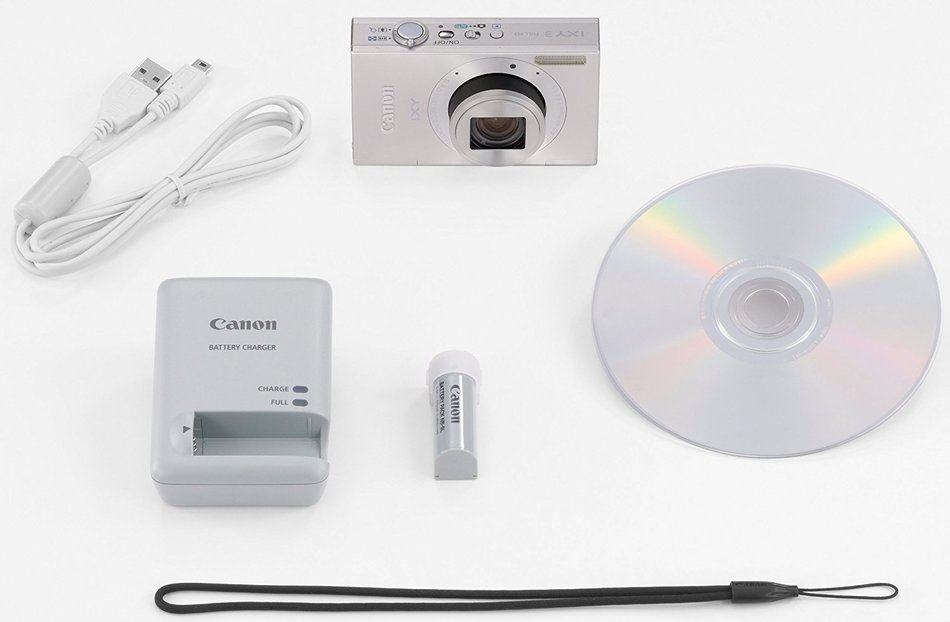 Canon Digital Camera IXY 3 (Silver) 12x Optical Zoom CMOS IXY3(SL) - International Version N3