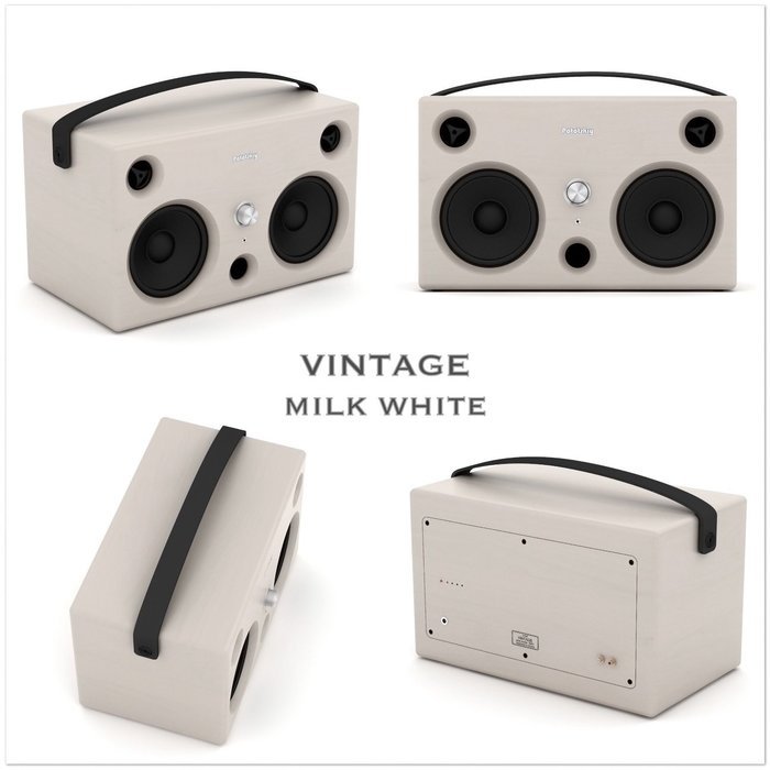 Pototskiy Vintage - Portable Audio Boombox, From 10 to 30 Hours Without Charging