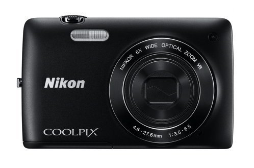 Nikon COOLPIX S4400 20.1MP 6X Optical Zoom Digital Camera - Black